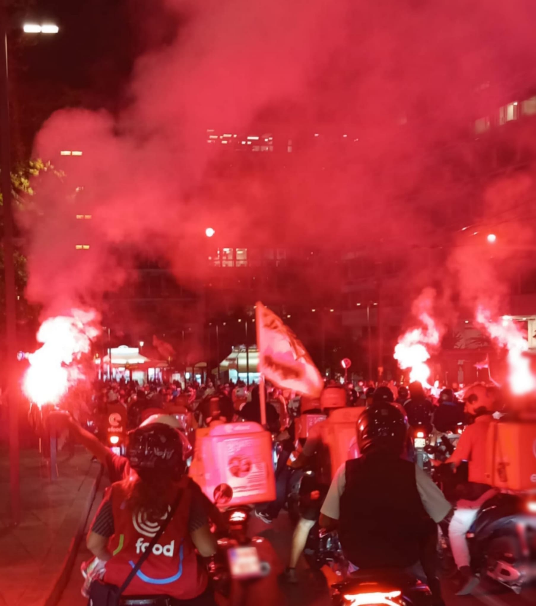 Grčka: generalni štrajk dostavljača hrane