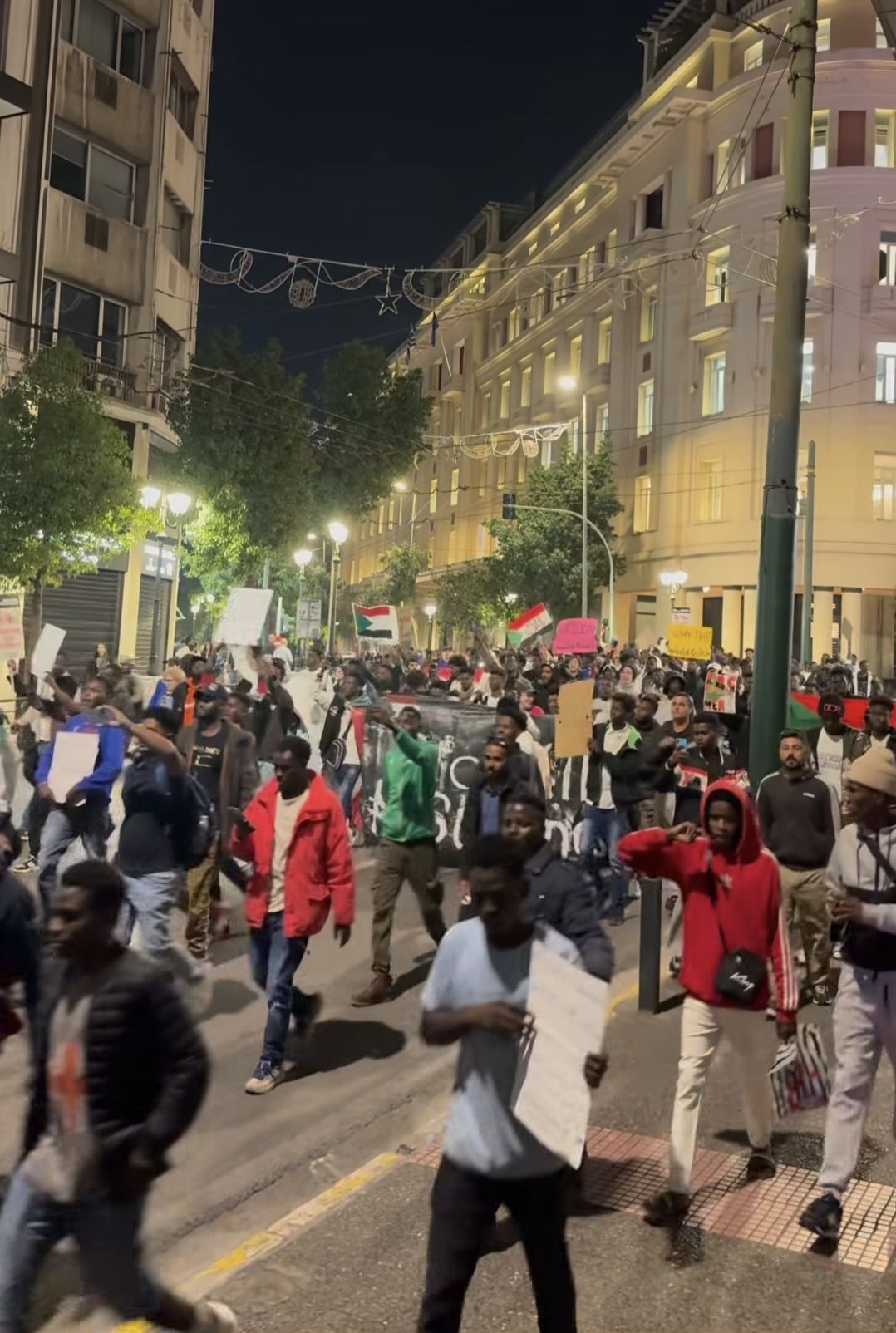 Atina: demonstracije protiv genocida u Sudanu